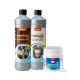 COFFIX kávégép karbantartó készlet - Vízkőoldó-1000 ml + Cappuccino tejrendszer tisztító-1000 ml + Tisztító tabletta-30 db