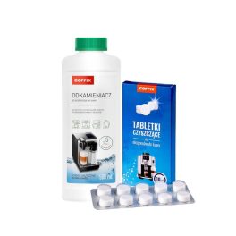   COFFIX kávégép karbantartó készlet - Vízkőoldó-500 ml, Tisztítótabletta-10 db